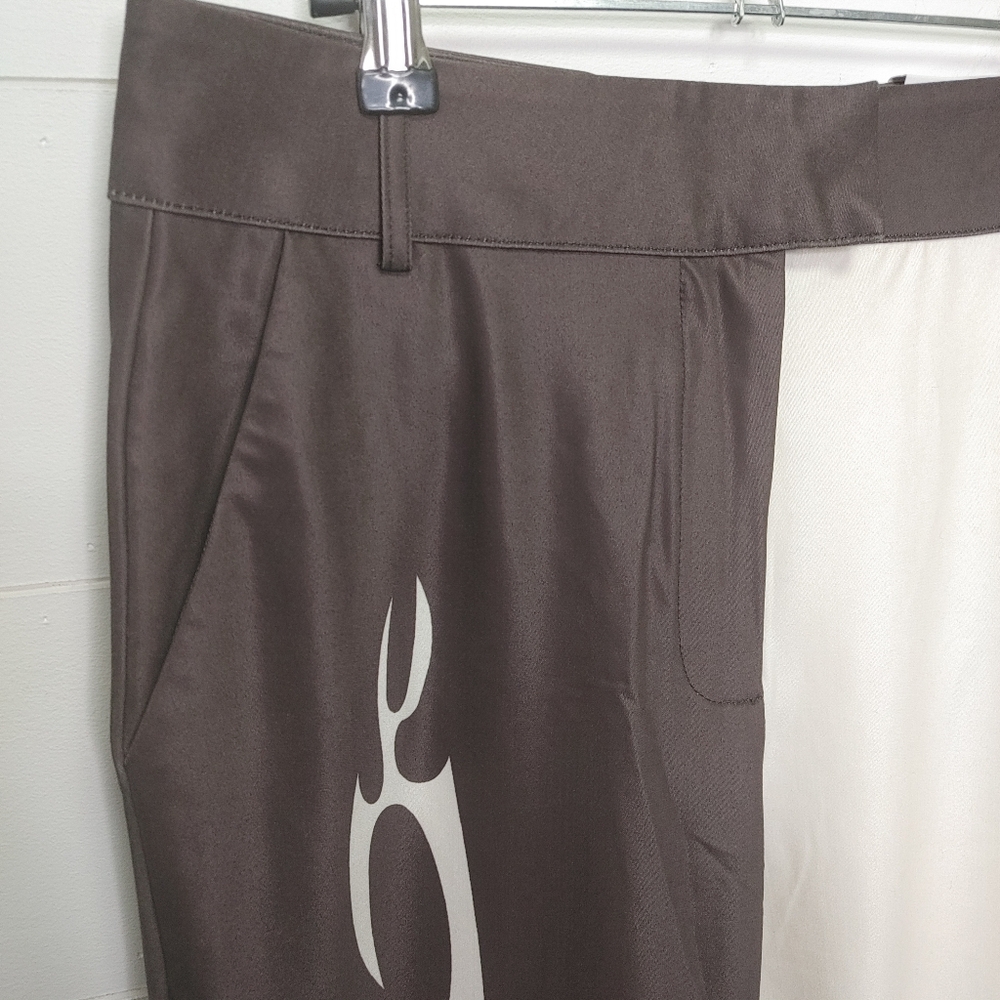 House Of Sunny Total Tribal Satin Pants Size L - Picture 5 of 10